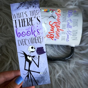 What’s this? There’s Books Everywhere | Jack Skellington Bookmark