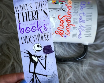 What’s this? There’s Books Everywhere | Jack Skellington Bookmark