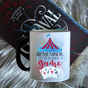 Remember it’s Only a Game | YA Fantasy Book Series Romantasy Caraval Coffee Mug Book Lovers Gifts