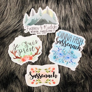 Sassenach Lallybroch Fraser Ridge Je Suis Perst Vinyl Aufkleber Aufkleber