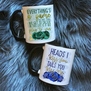 Everything’s A Game | Heads I Kiss You YA Fiction Book Series Bookish Coffee Mug