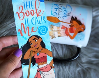 The Book it Calls Me  | Moana Bookmark