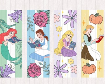 Spicy Princesses |  Smut  Reader  Bookmarks Digital Printable Bookmarks | Digital Bookmark | Instant Download