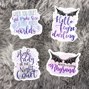 High Lady | Hello Darling  | When You Errupt Sticker Set