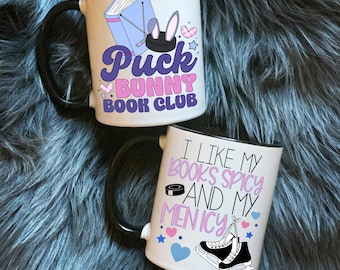 Spicy Hockey Romance Coffee Mug: Bookish Reader Gift