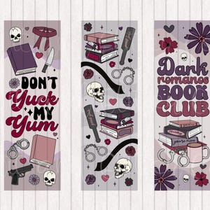 Spicy Bookmarks: Dark Romance Reader - Printable Digital Download image 1