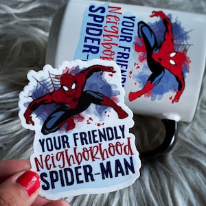 Your Friendly Neighborhood  Vinyl Decal Sticker Water Bottle Laptop Sticker