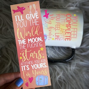 I’ll Give You the World  | romance Bookmark