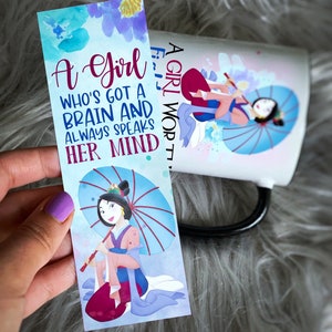 A Girl Who’s Got A Brain and Always Speaks Her Mind | Mulan   Bookmark