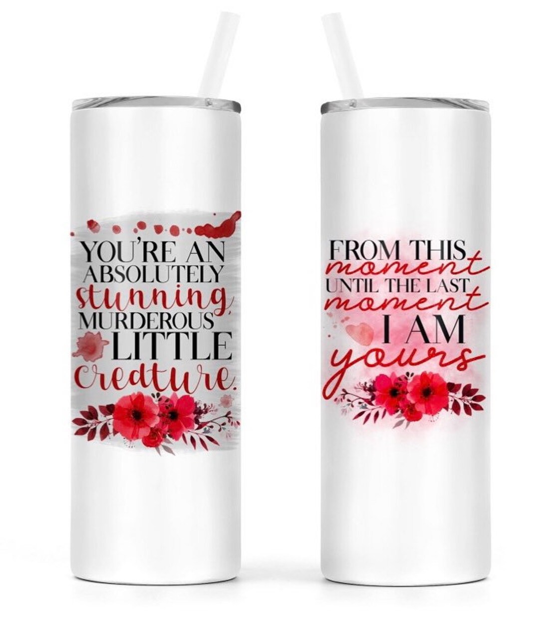 Murderous Creature Romantasy Stainless Steel Tumbler