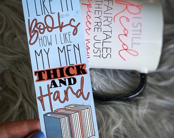 Spicy Books Bookmark | Funny Reader Gift