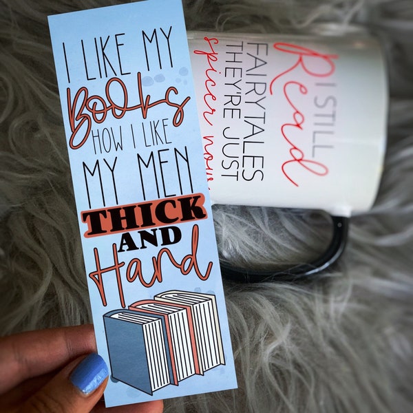 I Like My Books How I Like My Men Spicy Bookmark