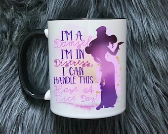 I Am Damsel. I am in Distress. I  Can Handles This | Meg and Hercules Coffee Mug