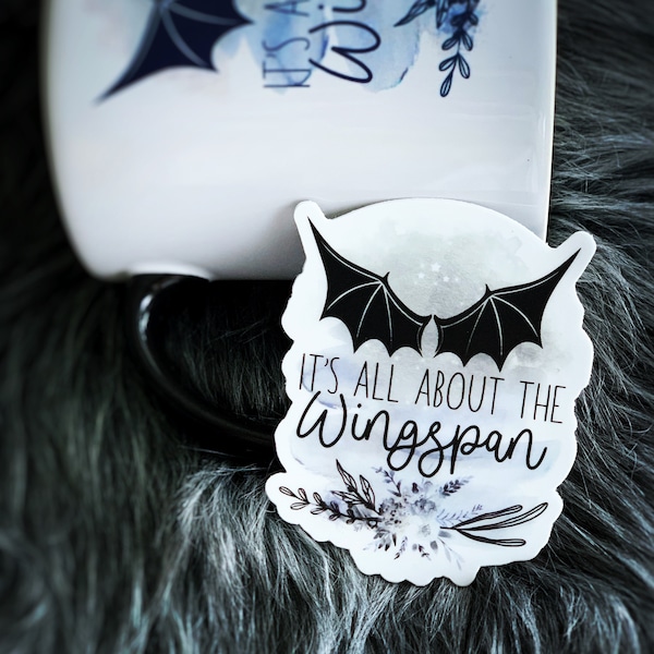 It's All About The Wingspan Vinyl Decal Laptop Tablet Sticker