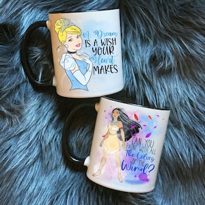 Kleuren van de wind | Een droom is een wens Pocahontas of Assepoester koffiemok