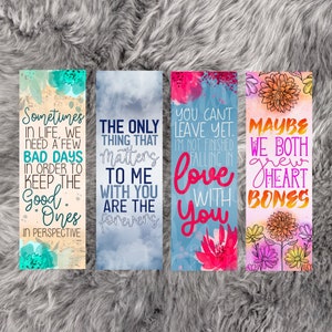 More Romance Books Bookish Bookmarks