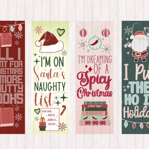 Spicy Holiday  Reader  Bookmarks Digital Printable Bookmarks | Digital Bookmark | Instant Download