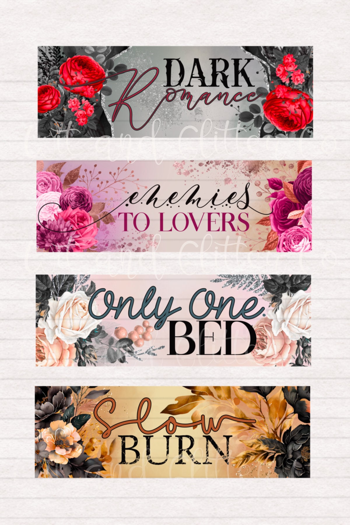 Spicy Romance Reader Bookmarks Digital Printable Bookmarks Digital