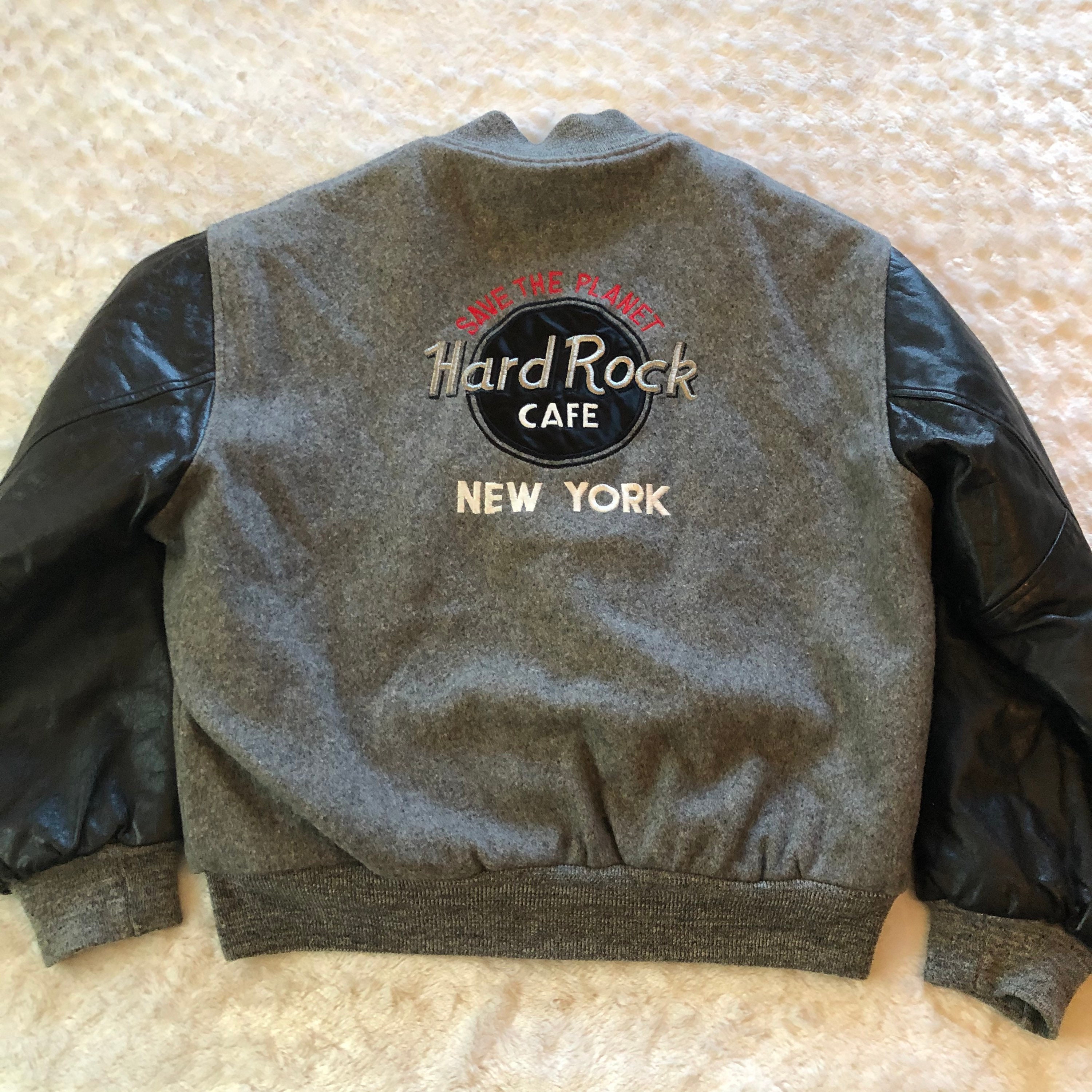 Vintage Hard Rock Wool Varsity Jacket Sz XL | Etsy