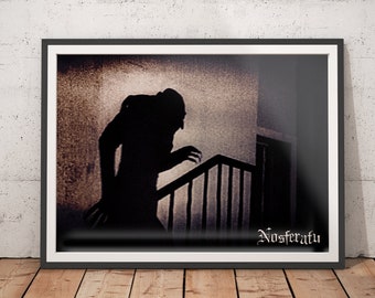 Nosferatu Poster, Movie Poster - Minimal Movie Poster, Film Icon Poster, Classic Movie Poster, Movie Lover Gift, Movie Posters