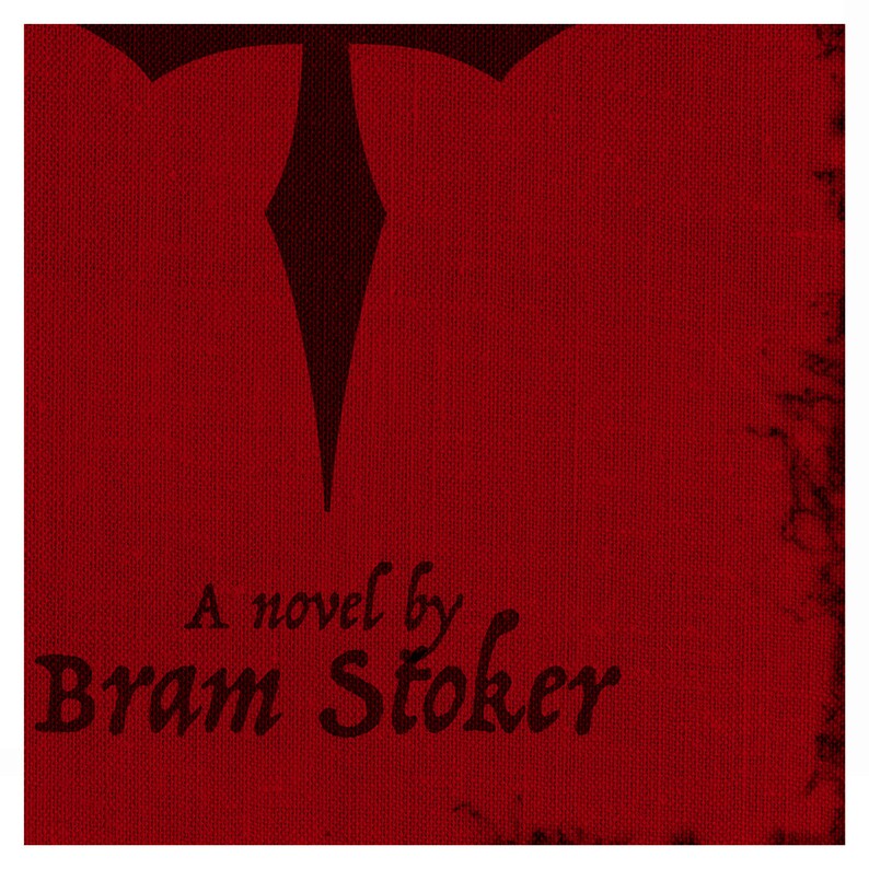 Dracula Book Cover Print: Vintage Gothic Horror Decor image 8