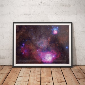 Science Poster - Galaxy Dance : Space Print / Astronomy Print / Outer Space Decor / Night Sky / Nasa Art / Space Art / Star Map