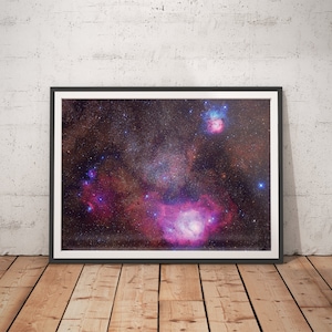 Science Poster - Galaxy Dance : Space Print / Astronomy Print / Outer Space Decor / Night Sky / Nasa Art / Space Art / Star Map