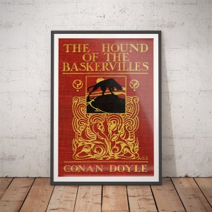 Sherlock Holmes Art, Sherlock Art Print, Sherlock Print, for Book Lovers Gifts, Book Pages, Book Art, Literary, Bookworm, Bookish