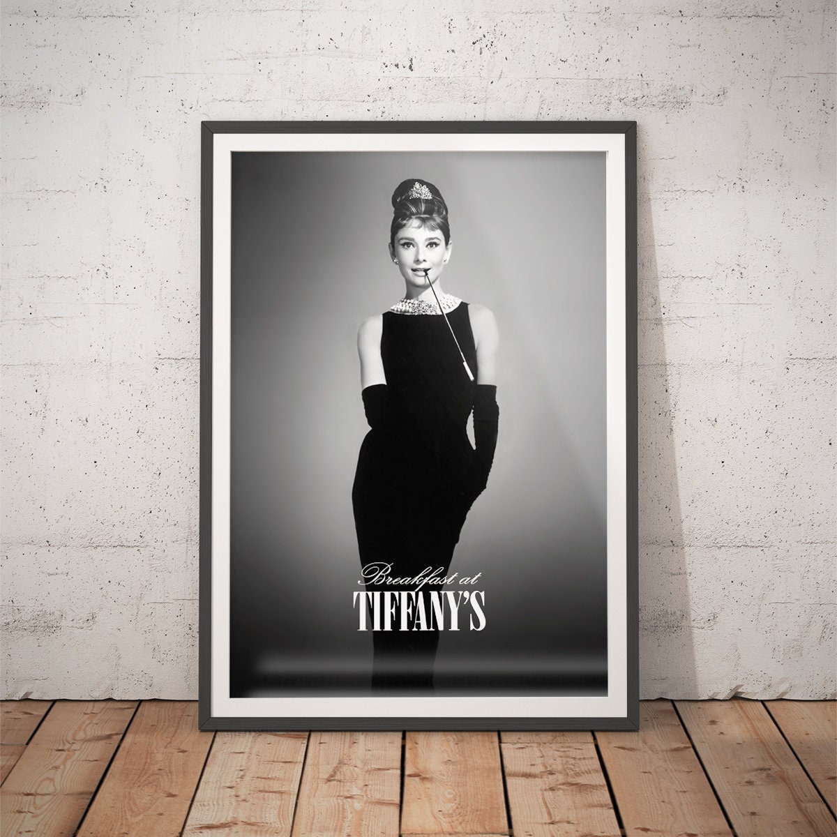 Audrey Hepburn 'breakfast at Tiffany's' Print: Vintage Hollywood