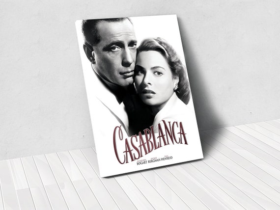 Casablanca Kunst Für Film Liebhaber Heimkino Kunst Etsy