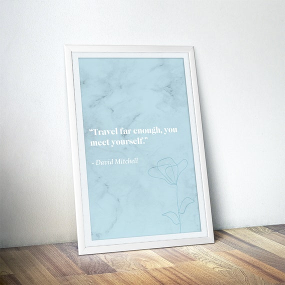 Cloud Atlas David Mitchell Citations Litteraires Citation Etsy France
