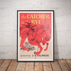 The Catcher in the Rye Poster: Remastered Book Cover Print