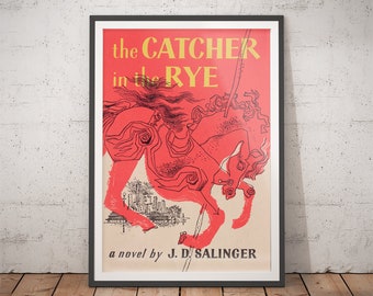 The Catcher in the Rye Poster: Remastered Book Cover Print