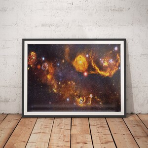 Wissenschaft Poster - Von Auriga bis Orion: Weltraum Dekor / Nachthimmel / Nasa Kunst / Weltraum Kunst / Sternenkarte / Weltraum Druck / Astronomie Druck