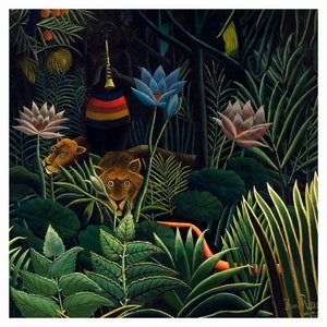 The Dream Print Henri Rousseau Vintage Art Classic Prints / Renaissance Paintings / Home Prints image 7