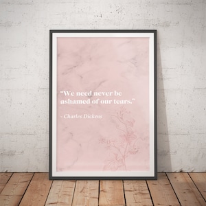 Great Expectations - Charles Dickens Quote Prints, Above Bed Art, Kitchen Wall Decor, Bathroom Art, Dorm Room Decor