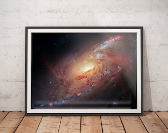 Galaxy Space Print | Hubble Telescope Wall Art
