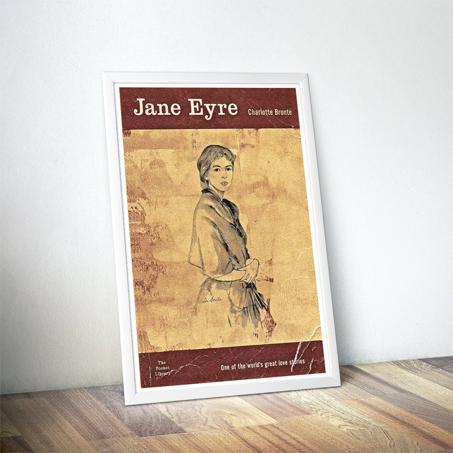 Jane Eyre Print Book Lover Gift Jane Eyre Quote Etsy