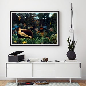 The Dream Print Henri Rousseau Vintage Art Classic Prints / Renaissance Paintings / Home Prints image 4