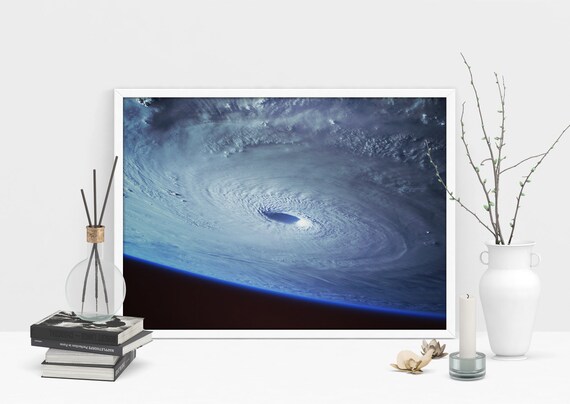 Tornado Outer Space Bedroom Decor Astronomy Outerspace Wall Art Outer Space Wall Art Solar System Print Planet