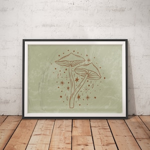 Occult Art - Luna Dream Decor No. 14 - Witch Art / Gothic Print / Witchcraft Tattoo Print / Aesthetic Room / Pagan Art / Wiccan Art