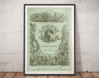 Little Dorrit Print: Charles Dickens Literary Poster