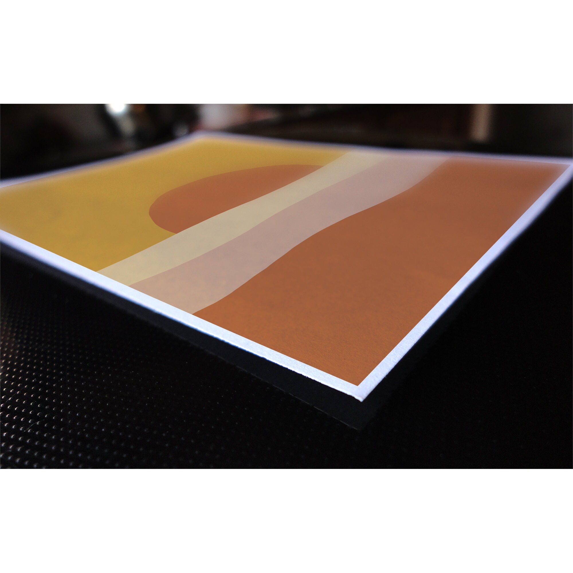 No.20 Geometric Sunset Print Abstract Landscape Print | Etsy