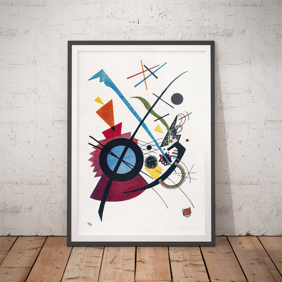 Kandinsky Renaissance Violet Print - Wassily Kandinsky Vintage Wall Art - Classic Paintings ...
