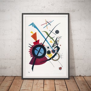 Violet Print - Wassily Kandinsky Vintage Wall Art - Classic Paintings / Renaissance Prints / Large Home Decor