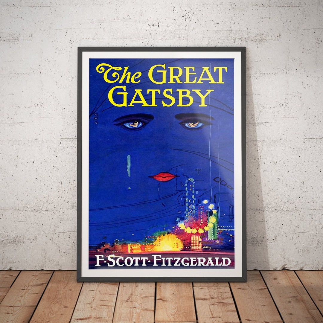 Great Gatsby Poster the Great Gatsby Print / Great Gatsby Wall Art / Book  Lover Gift / Literary Gifts / Gift for Her / Book Lover Art - Etsy