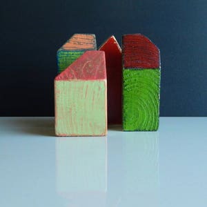 Wooden,home,decor, a gift for a housewarming wooden home, sculpture of wood, country decor, home decor, old houses, miniature houses