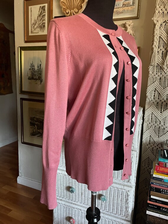 Bob Mackie wearable art cardigan - image 3