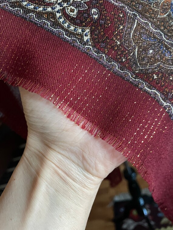 Thin wool scarf - image 5