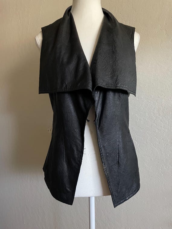 Leather vest - image 1